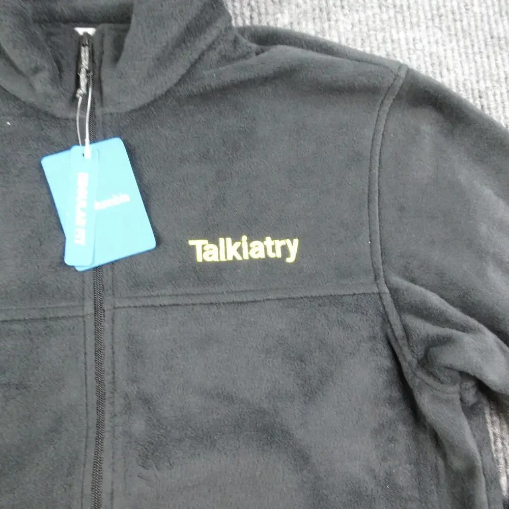 Columbia Jacket Mens L Black Steens Mountain Full Zip 2.0 Fleece Pockets NWT